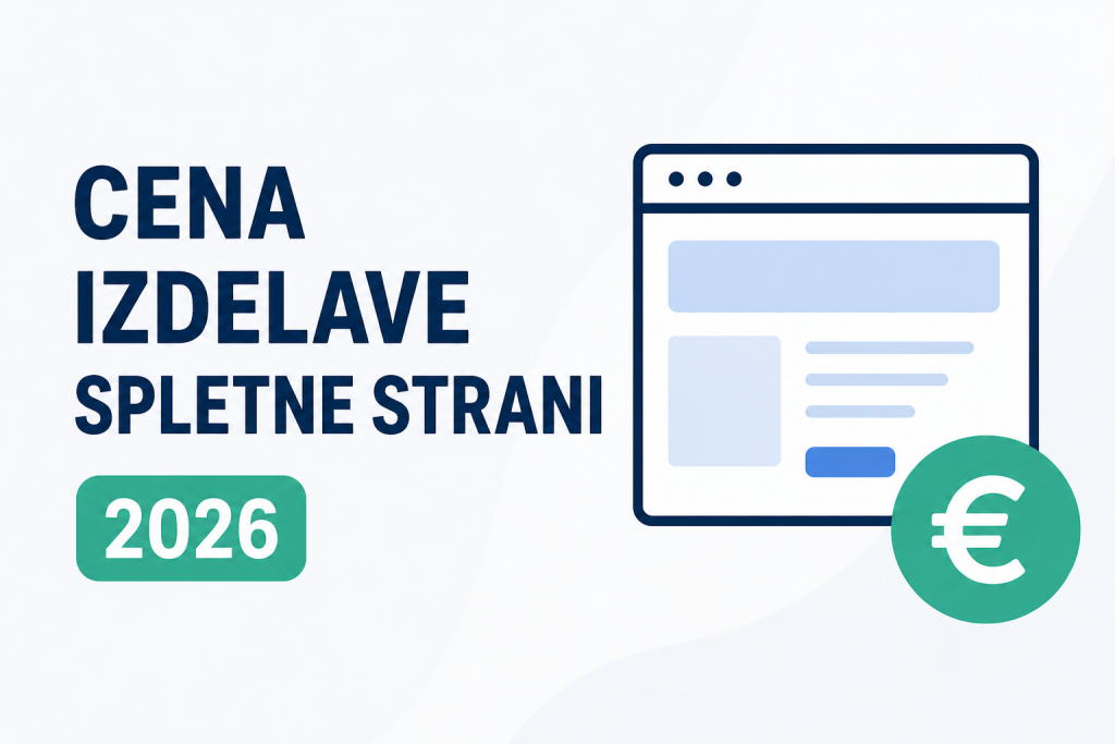 Cena izdelave spletne strani 2026